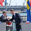 Wicepremier, szef MON Władysław Kosiniak-Kamysz oraz minister obrony Szwecji Pal Johnson