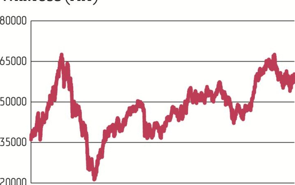 6 lipca 2007 r. WIG zanotował szczyt 67,7 tys. pkt. Na pobicie tego rekordu przyszło nam czekać pona