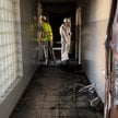Co dzieje się we wnętrzu spalonego budynku w Ząbkach? Policja pokazała zdjęcia