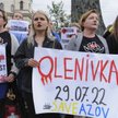 Rodziny obrońców Azowstalu przetrzymywanych w obozie jenieckim w Ołeniwce