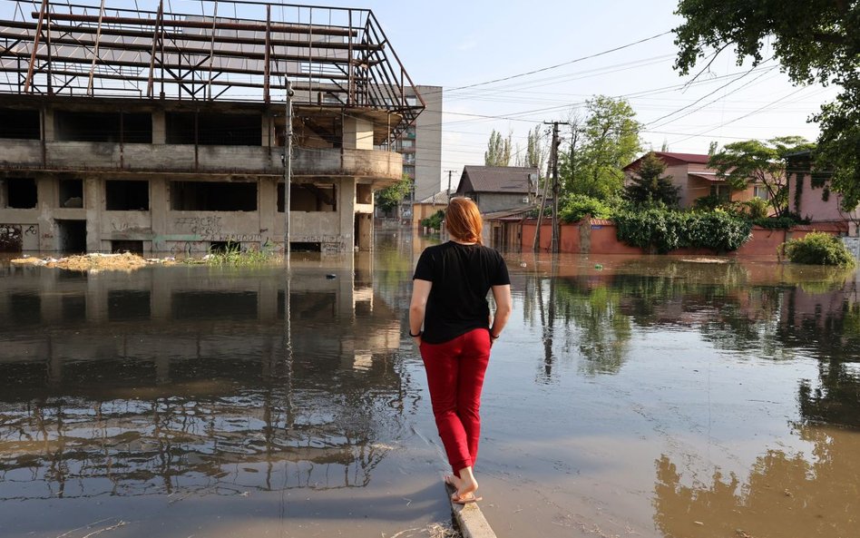 Ukraińskie wojsko twierdzi, że powódź zatopiła rosyjskie oddziały