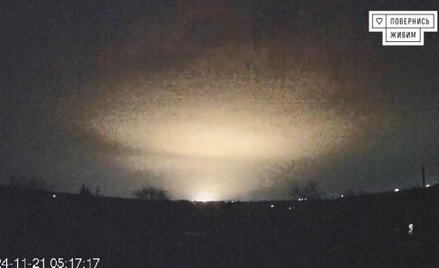 Rosyjski atak na Dniepr 21 listopada 2024