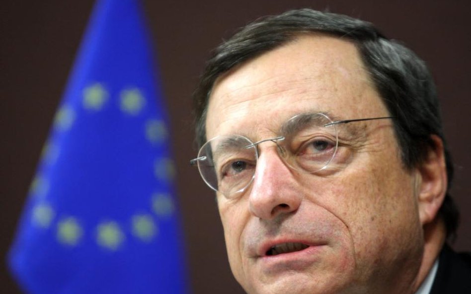 Mario Draghi, prezes Europejskiego Banku Centralnego