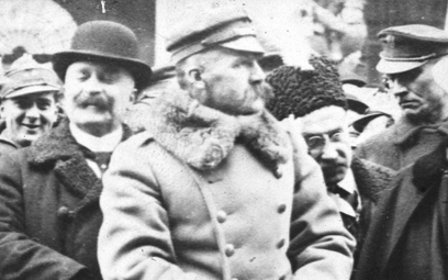 Józef Piłsudski w czasie oficjalnej wizyty we Lwowie, listopad 1920 r.