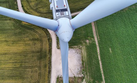 Turbina wiatrowa w komitacie Komárom-Esztergom na północy Węgier (fot. ilustracyjna)