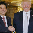 Shinzo Abe i Donald Trump 17 listopada w Nowym Jorku.