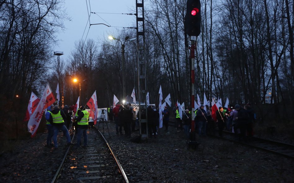 Blokada wysyłki węgla z kopalń w Rudzie Śląskiej