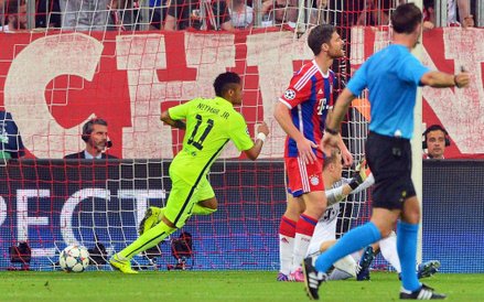 Bawarczyków szybko jednak sprowadził na ziemię Neymar