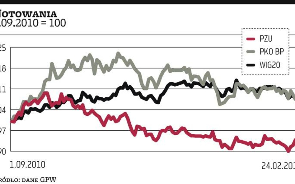 PZU, PKO?BP: Które akcje pod młotek?