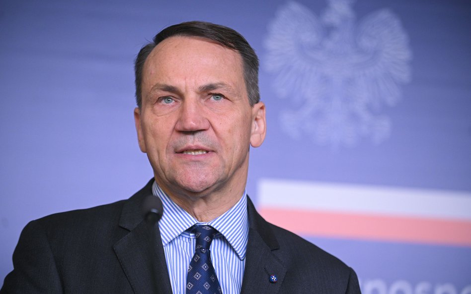 Minister spraw zagranicznych Radosław Sikorski