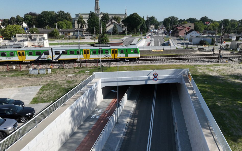 Nowy tunel drogowy niedaleko Warszawy otwarty dla ruchu
