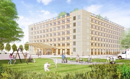 W budynku zaprojektowanym przez Shigeru Bana znajdzie się oddział chirurgii.