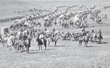 W.H. Illingworth, 1874 r., wyprawa na Black Hills. Kolumna kawalerii, artylerii i wozów dowodzona pr