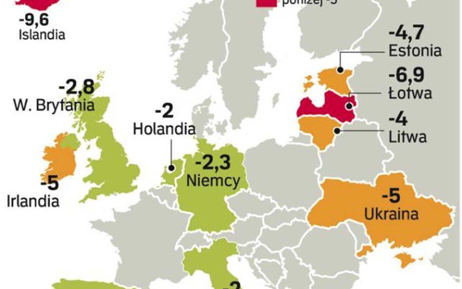 Prognozy Komisji Europejskiej nie pozostawiają złudzeń – Islandia, Łotwa i Estonia będą długo lizać 