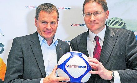 Franz Julen, CEO INTERSPORT International Corp. (z lewej) i Artur Mikołajko, prezes INTERSPORT Polsk
