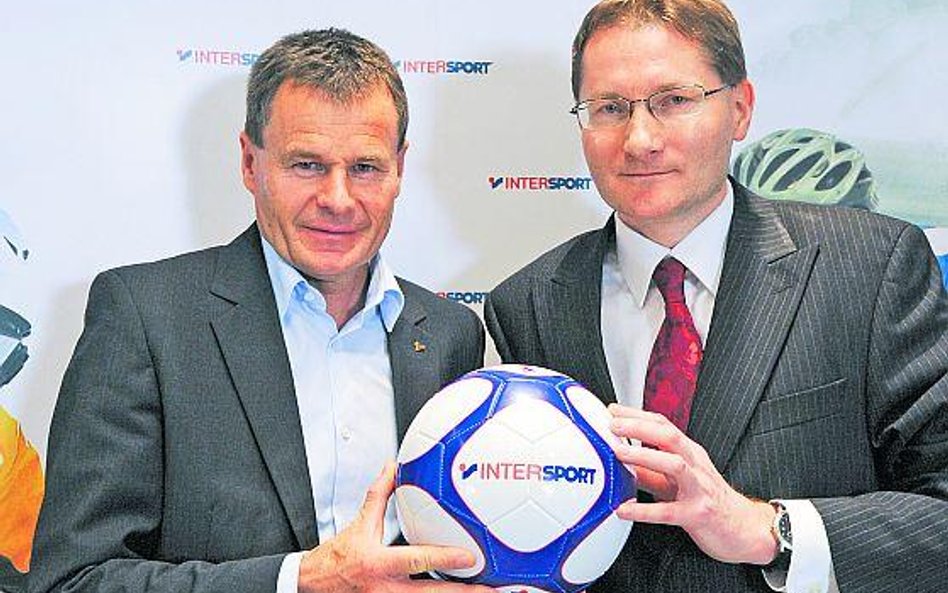 Franz Julen, CEO INTERSPORT International Corp. (z lewej) i Artur Mikołajko, prezes INTERSPORT Polsk