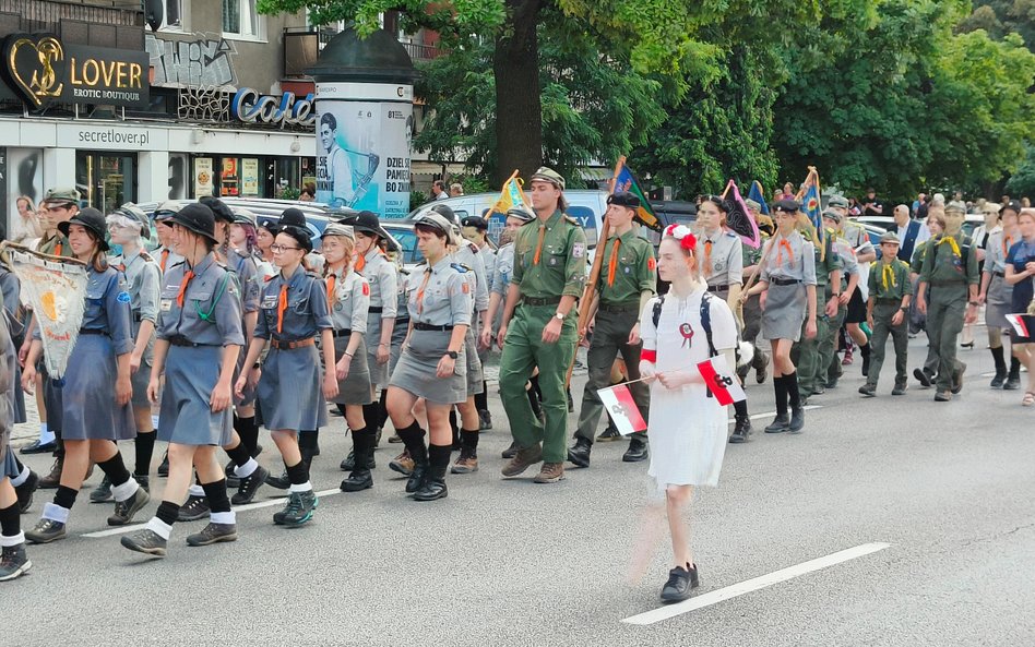 Marsz przeszedł ulicą Puławska od ulicy Odyńca do ulicy Drorkowej