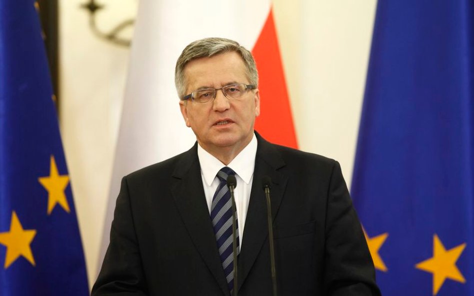 Prezydent Bronisław Komorowski