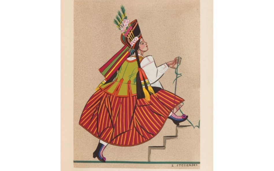 Zofia Stryjeńska, Kobieta w stroju krakowskim