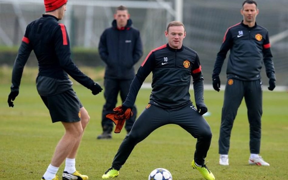 Wayne Rooney trenuje