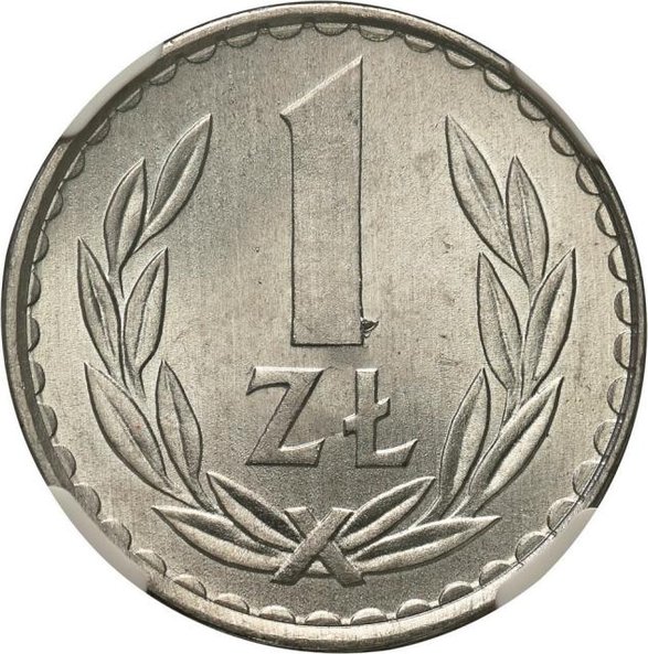 1,4 tys. zł zapłacono za monetę o nominale 1 zł.