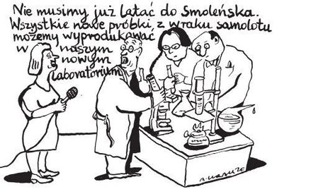 Komentarz rysunkowy. Nie musimy już latać do Smoleńska