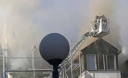 Warszawa. Pożar budynku mieszkalnego na Ursynowie