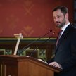 Prezydent Krakowa Aleksander Miszalski podczas uroczystej gali w Collegium Novum Uniwersytetu Jagiel