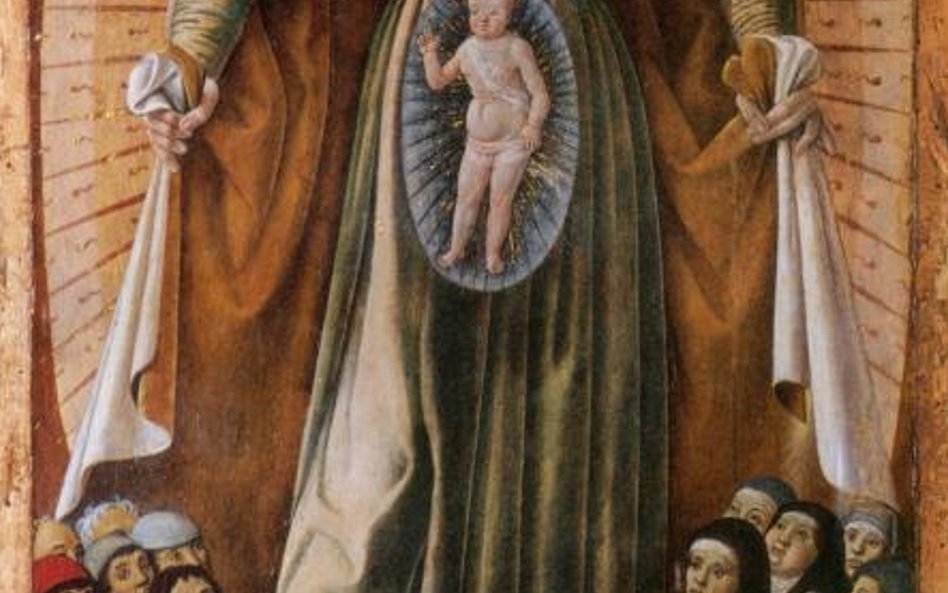 Malarz marchijski, Maria Matka Miłosierdzia, 1494, olej na desce, Rocca Demaniale w Gradarze