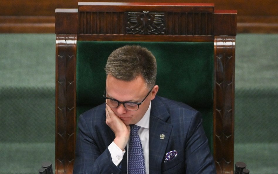 Marszałek Sejmu Szymon Hołownia