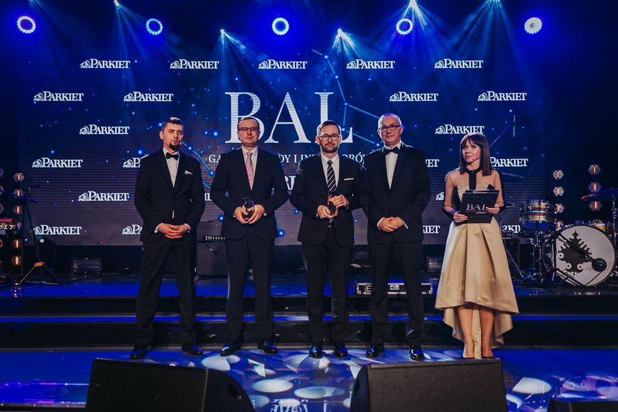 Andrzej Stec, redaktor naczelny "Parkietu", Paweł Borys, prezes Polskiego Funduszu Rozwoju, Daniel O