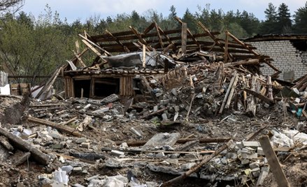 Zniszczenia na wschodzie Ukrainy, fot. ilustracyjna