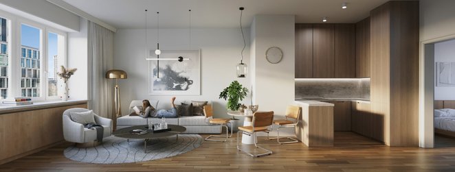 W środku zaplanowano tylko 14 mieszkań. Jak podaje strona inwestycji do sprzedania zostało już tylko