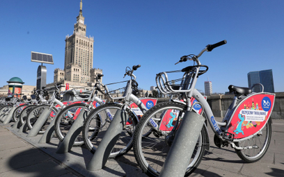 Warszawski rower miejski już popularniejszy niż przed rokiem