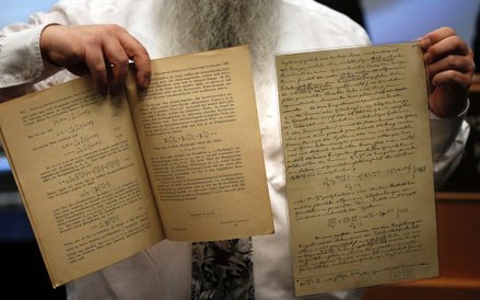 Oryginalny dokument Alberta Einsteina