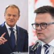 Andrzej Duda, Donald Tusk i Szymon Hołownia