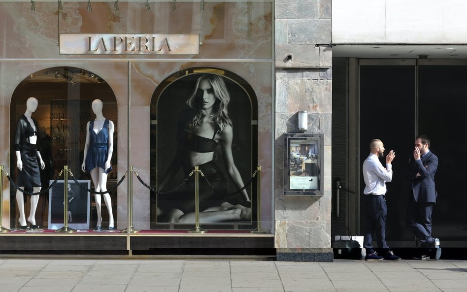 Butik La Perla w Londynie.