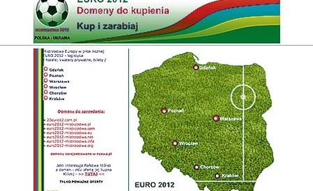 Za domenę z Euro 2012 grożą wysokie kary