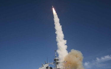 Rakieta SM-3 wystrzeliwana z amerykańskiego niszczyciela USS Decatur. Fot./flickr.com.