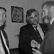 Sejm, 1990 rok: Lech Wałęsa, Krzysztof Pusz, Bronisław Geremek