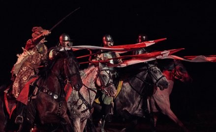 Spektakl historyczny organizowany w Parku Dziejów