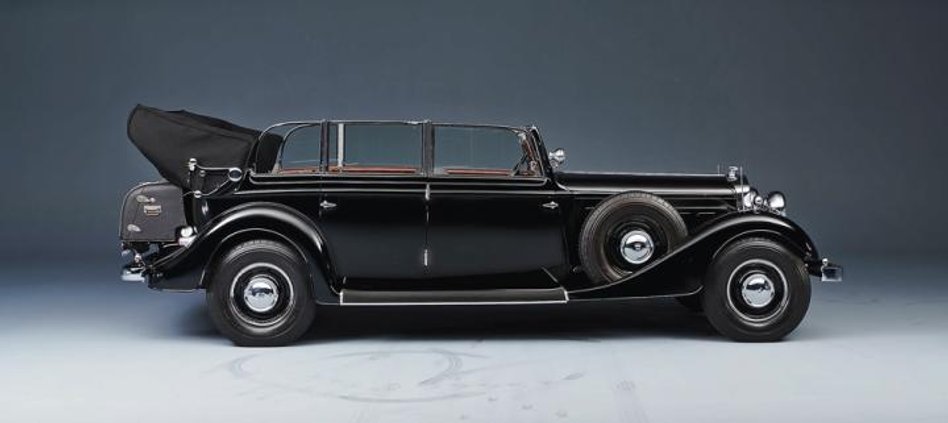 Horch 850 Pullman Cabriolet z 1936 roku to rarytas. Powstały tylko 134 egzemplarze.