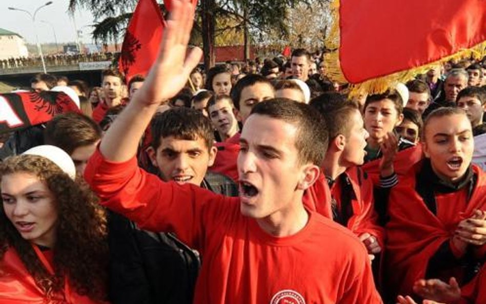 Protest w Skopje. Albańczycy twierdzą, że są w Macedonii prześladowani