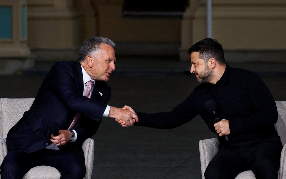 Steve Witkoff i Wołodymyr Zełenski