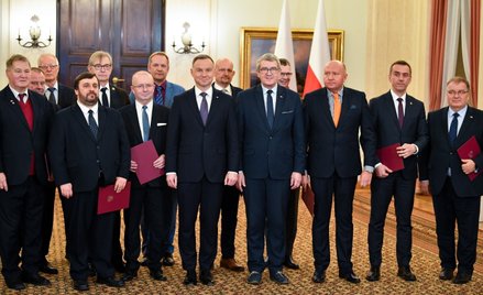 Prezydent RP Andrzej Duda wśród członków nowo powołanej Rady ds. Szkolnictwa Wyższego, Nauki i Innow