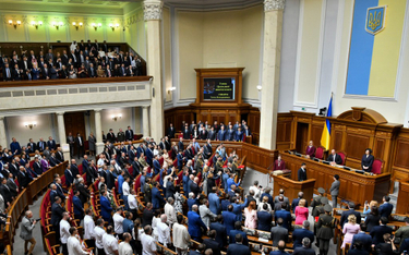 Pierwsza decyzja Zełenskiego. Rozwiązał Radę Najwyższą Ukrainy