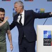 Prezydent Wołodymyr Zełenski i sekretarz generalny NATO Jens Stoltenberg na szczycie w Wilnie