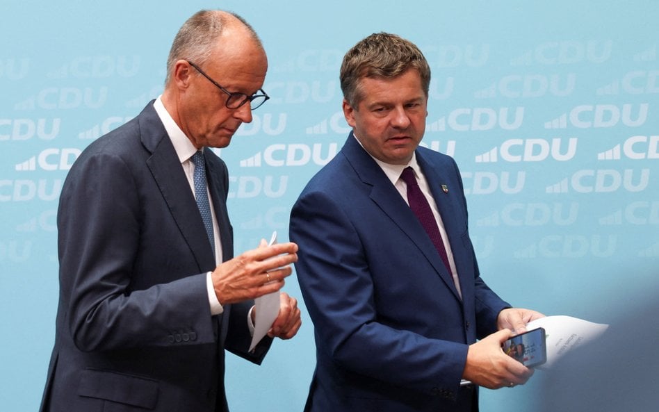 Friedrich Merz i Sven Schulze