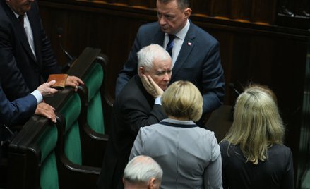 Jarosław Kaczyński w Sejmie