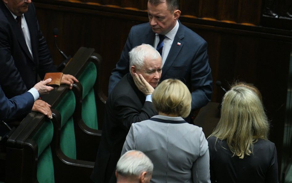 Jarosław Kaczyński w Sejmie